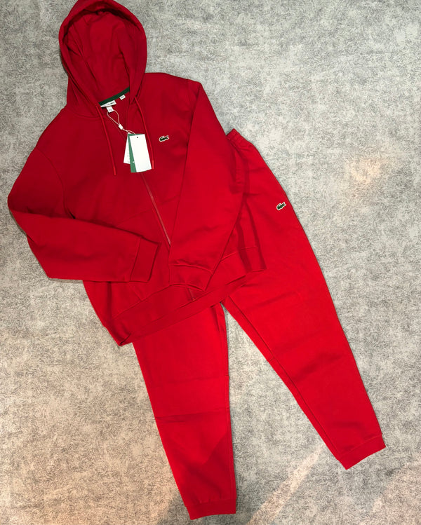 CONJUNTO LACOSTE ROJO 8161