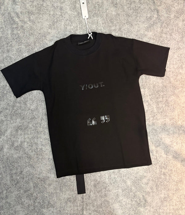 Y/OUT WET LOGO T-SHIRT