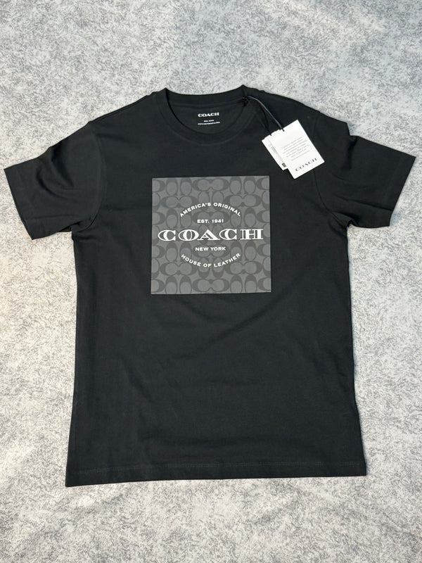 CAMISETA COACH NEGRA